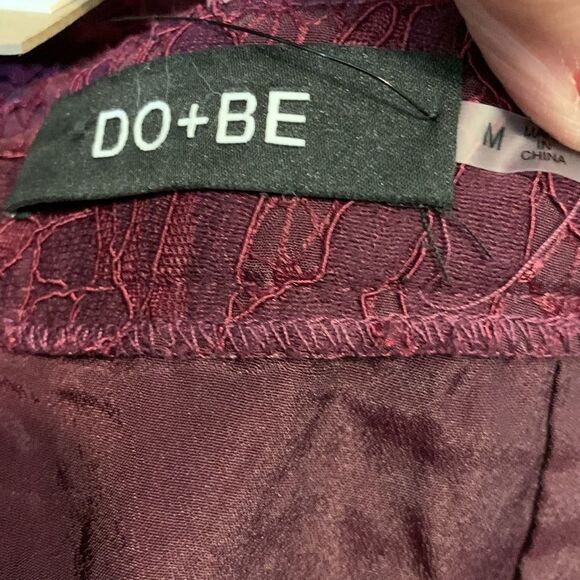 DO+BE TWO PIECE LACE SKIRT/TOP SET in purple - Picture 5 of 13